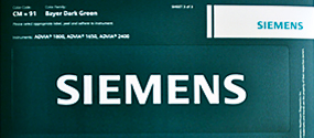 Siemens decal